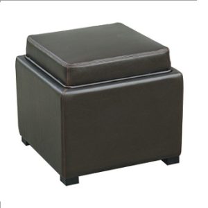 ottoman, contemporary ottoman, leather ottoman, contemporary living