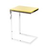 accent table, end table, modern end table, yellow end table
