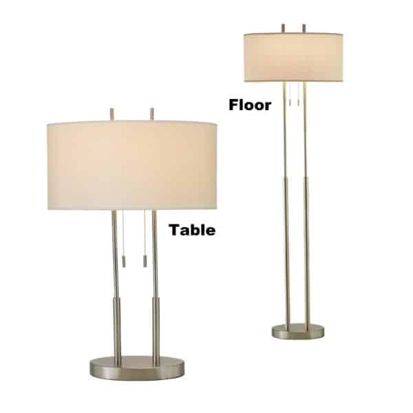 table lamp, floor lamp, lighting, contemporary lighting