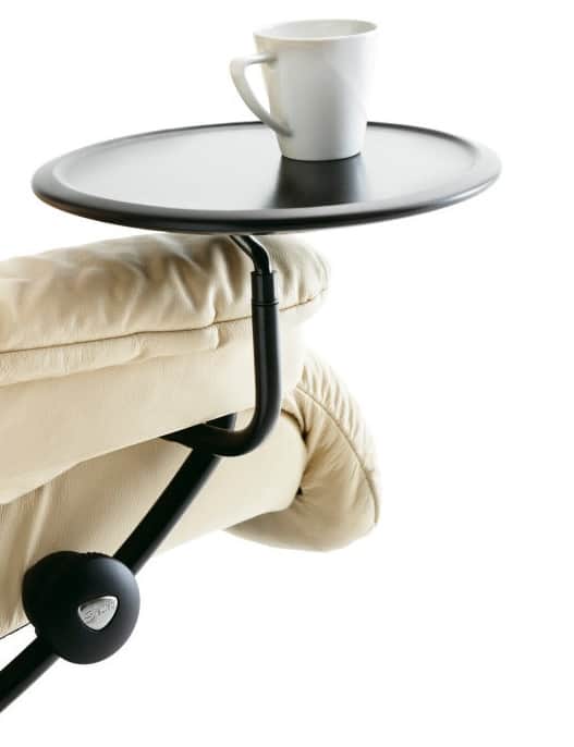 Swing table top for recliner
