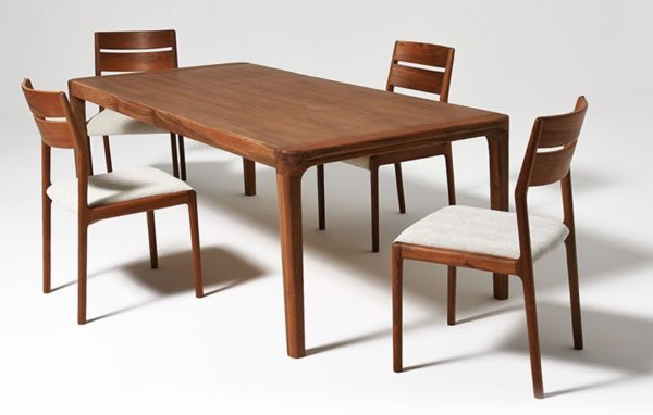 classic teak wood, modern dining, modern dining table, modern dining chair