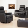 theater seating, recliner sofa, leather sofa, contemporary recling sofa