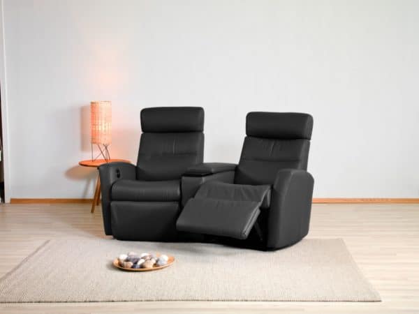 theater seating, recliner sofa, leather sofa, contemporary recling sofa