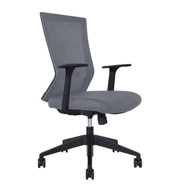 office chair, modern office, rainbow, grey