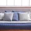 bed, bedroom, walnut wood, contemporary
