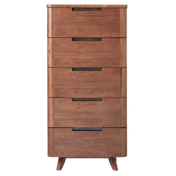 lingerie chest, bedroom, walnut wood, contemporary