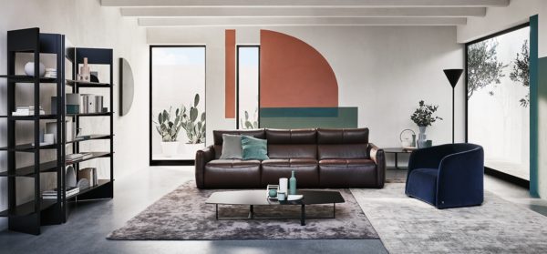 natuzzi italia, leather sofa, contemporary sofa, motion sofa