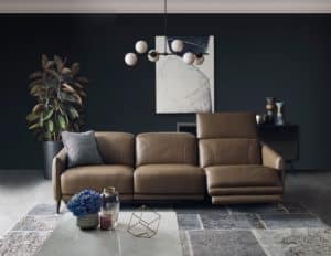 Contemporary Leather Sofa