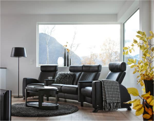 ekornes, stressless, theater seating, sofa