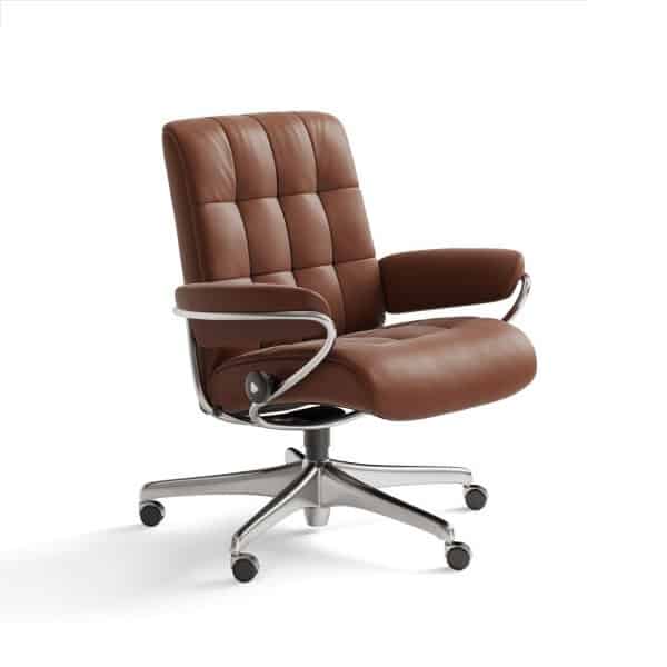 London Low Back Office Chair - House of Denmark