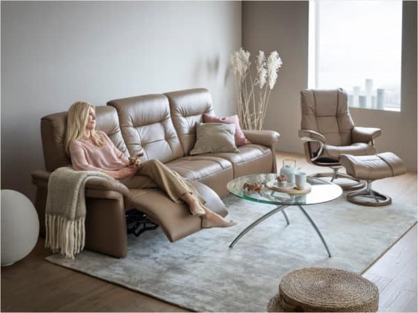 ekornes, stressless, sofa, reclining sofa