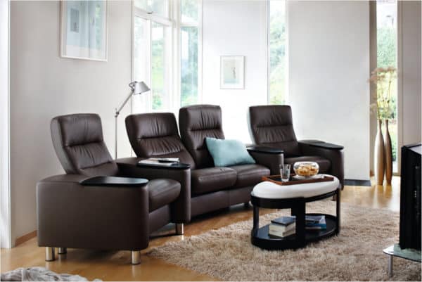 ekornes, stressless, theater seating, sofa