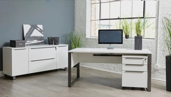 contemporary, modern, office, desk