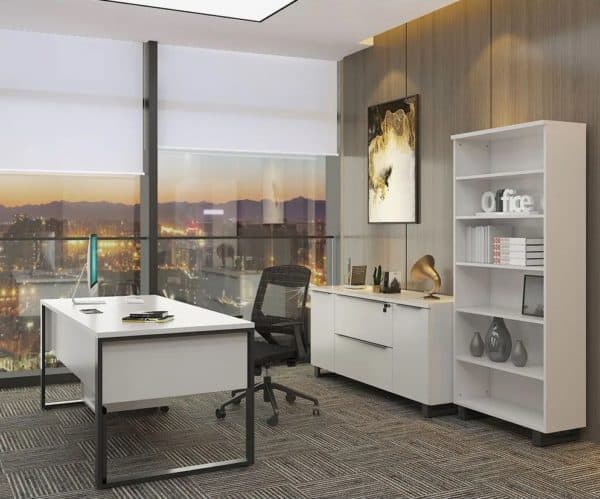 contemporary, modern, office, desk