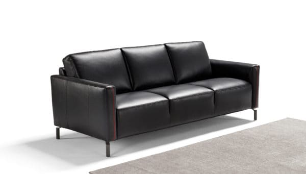 modern, contemporary, sofa, leather