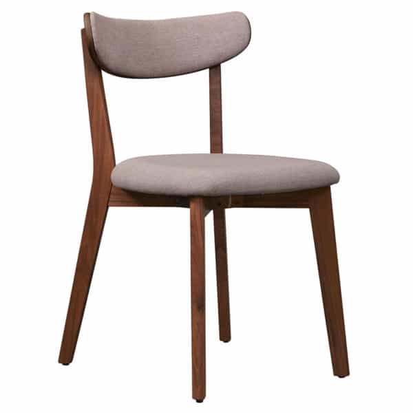 dining chair, walnut wood, dining room, contemporary dining