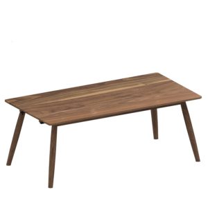 dining table, walnut wood, dining room, contemporary dining