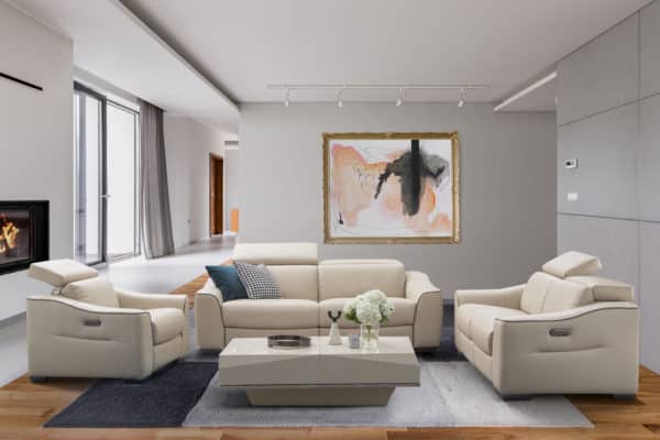 sectional, living room, leather, motion sofa