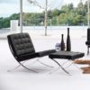 barcelona chair, leather chair, accent chair, modern chair