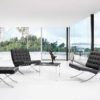 barcelona chair, leather chair, accent chair, modern chair