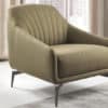 natuzzi editions, accent chair, modern leather chair, contemporary leather chair