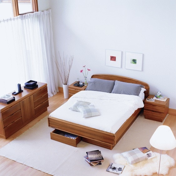 classic teak wood, teak bedroom, modern bedroom, bed