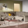 natuzzi editions, leather sectional, sectional, motion sofa