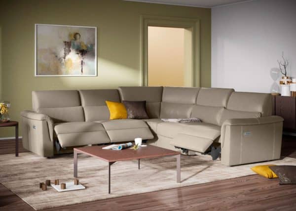 natuzzi editions, leather sectional, sectional, motion sofa