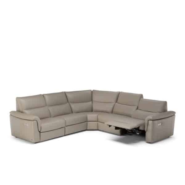 natuzzi editions, leather sectional, sectional, motion sofa