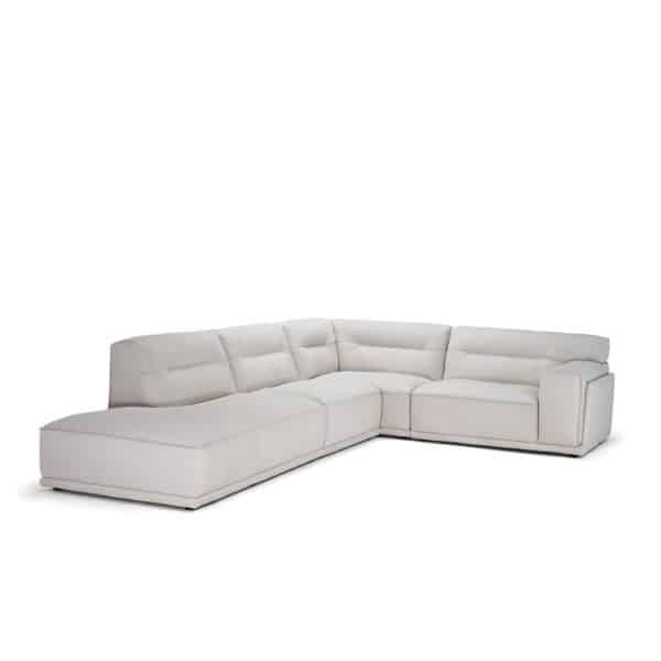 natuzzi italia, sectional, leather sectional, living room