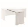 SED White Mobile Pedestal - Image 4