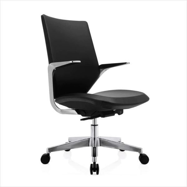 1115F Black Desk Chair - Image 2