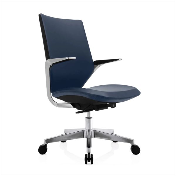 1115F Blue Desk Chair - Image 2