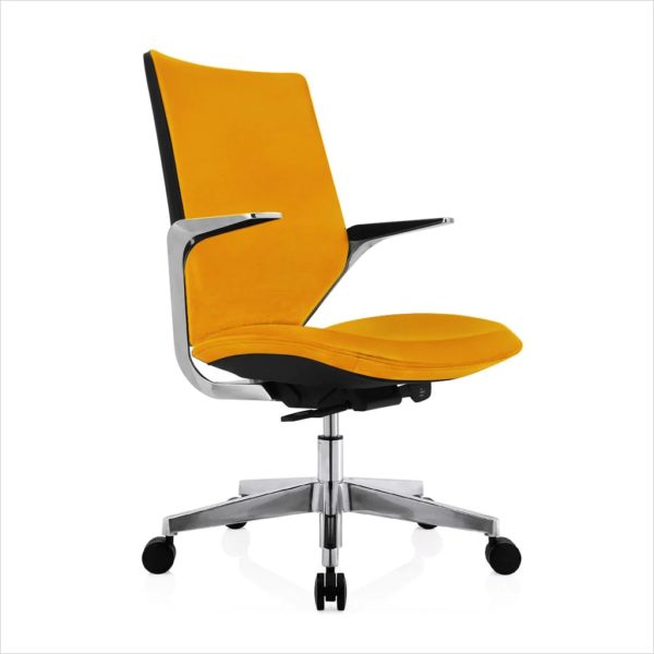 1115F Orange Desk Chair - Image 2