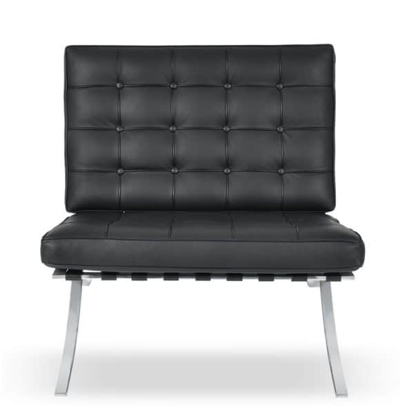 barcelona chair, leather chair, accent chair, modern chair