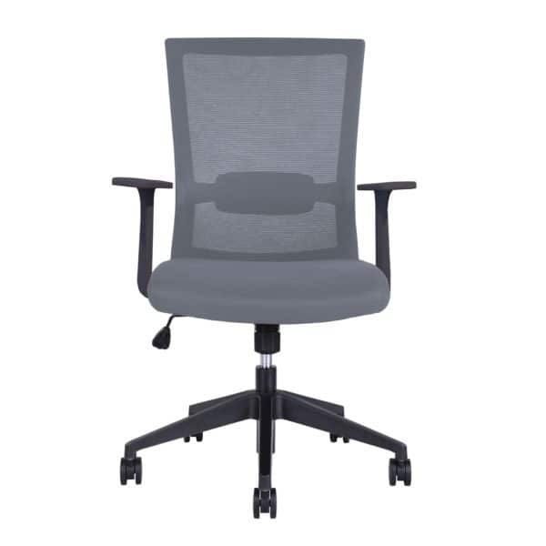 office chair, modern office, rainbow, grey