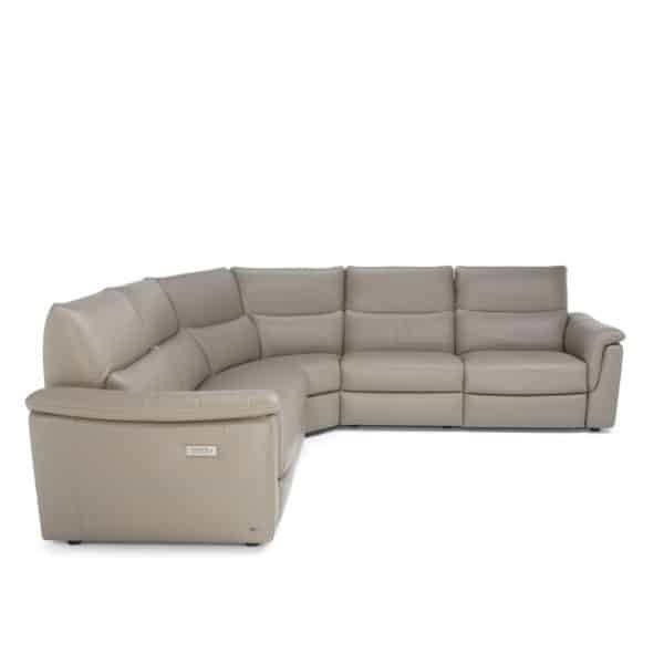 natuzzi editions, leather sectional, sectional, motion sofa